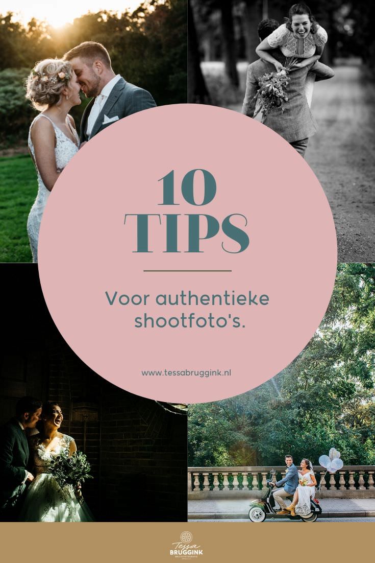 10 Tips voor authentieke shootfoto's op jullie bruiloft