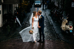 Buiten fotolocatie Bruiloft Leiden