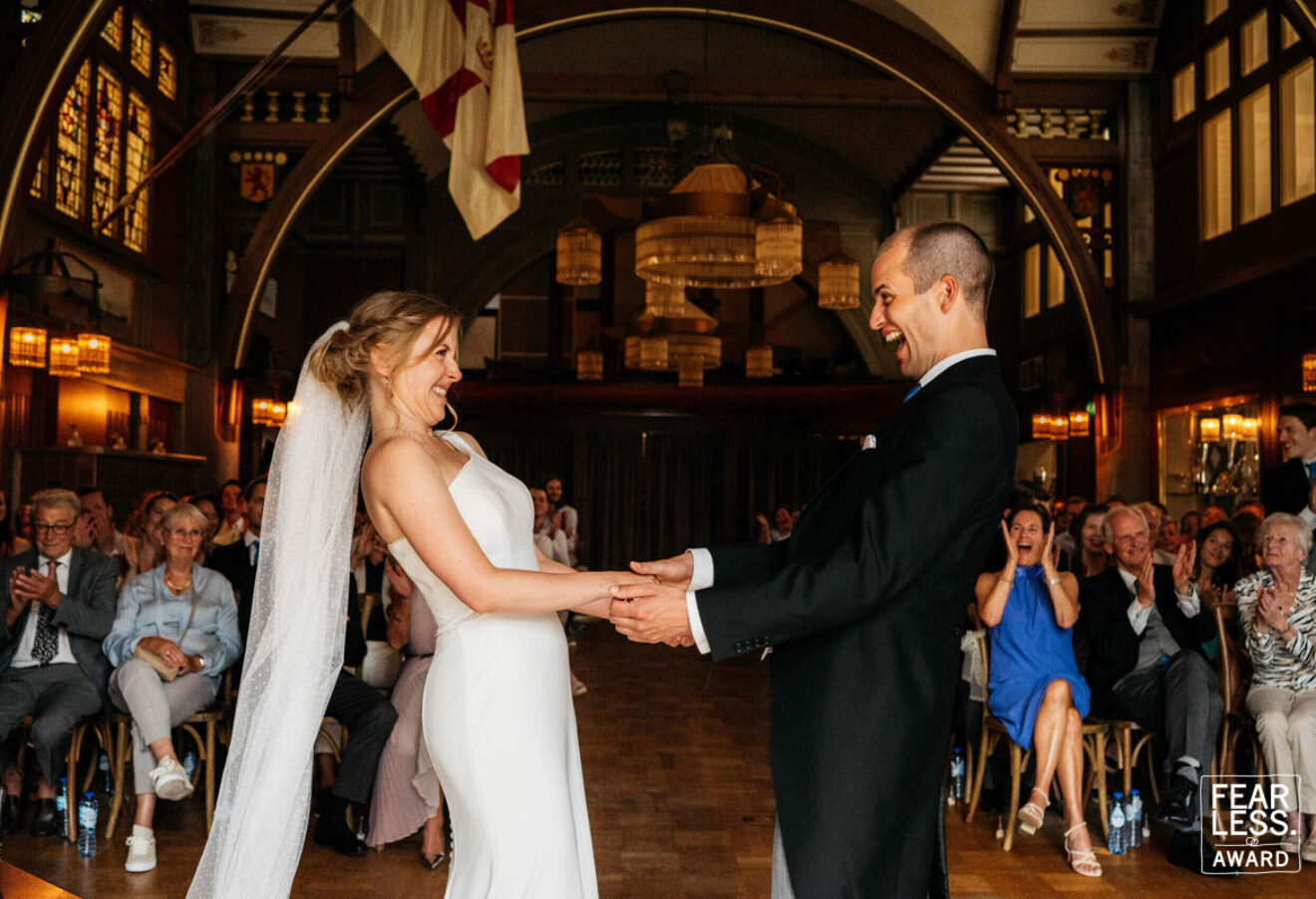 Award winnende bruidsfoto