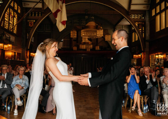 Award winnende bruidsfoto